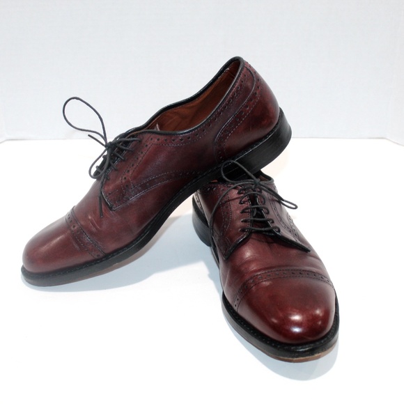 ALLEN EDMONDS Townley Dress Perf Cap Toe Shoes 8D - Picture 4 of 9